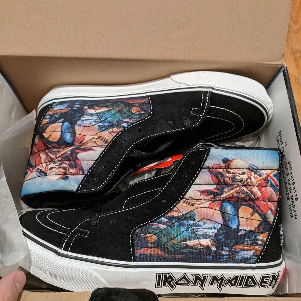 Vans Iron Maiden The Trooper - brand new with box!